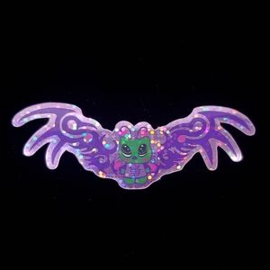 Hello kitty alien glitter tramp stamp sticker